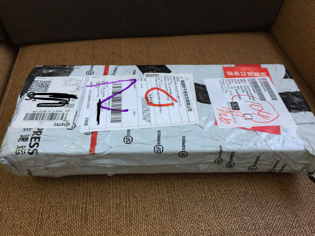 Keychron K4 package from SF