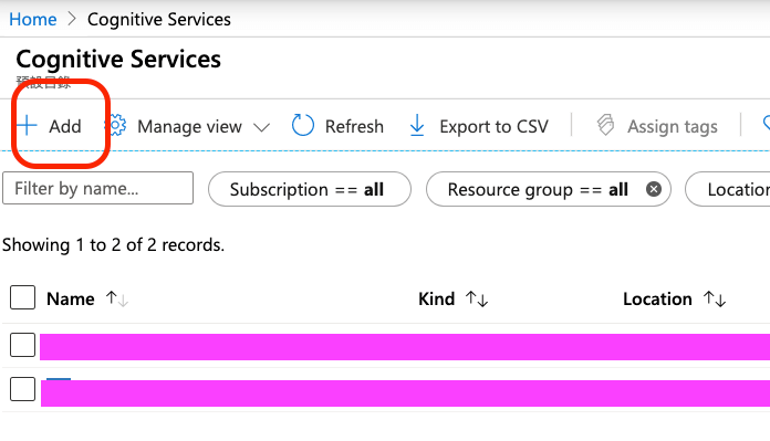 Azure Cognitive Service Computer Vision